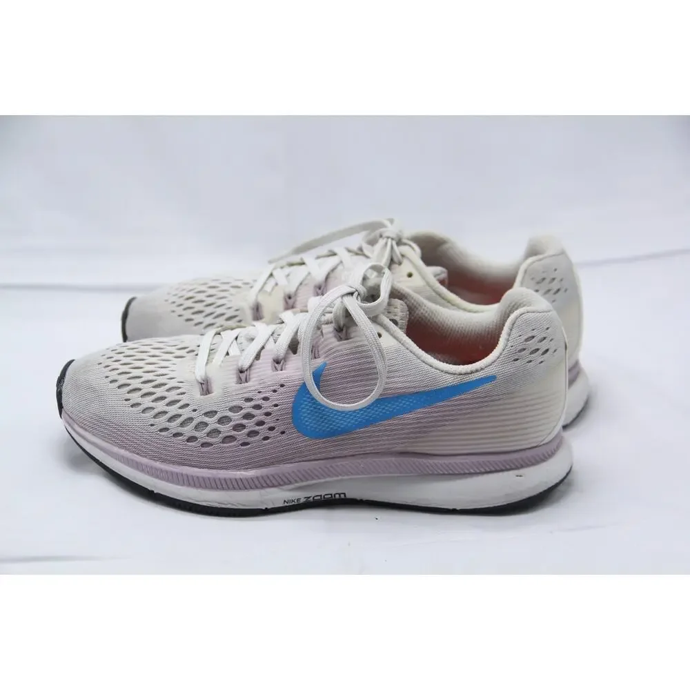 Nike Zoom Pegasus 34 Running Shoes Womens Size 7.5 Summit White Blue 880560-105